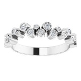 14K White 1/5 CTW Diamond Anniversary Band photo 3