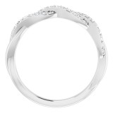 14K White 1/4 CTW Diamond Anniversary Band photo 2