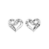 Gems One Silver Diamond (1/50 Ctw) Earring photo