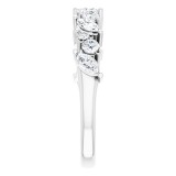 14K White 3/4 CTW Diamond Anniversary Band photo 4