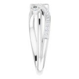 14K White 1/5 CTW Diamond Ring photo 4