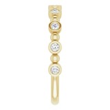 14K Yellow 1/5 CTW Diamond Anniversary Band photo 4