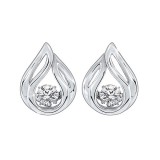 Gems One Silver Cubic Zirconia Earring photo