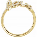 14K Yellow 1/4 CTW Diamond Love Ring photo 2