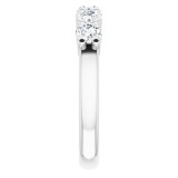 14K White 1/3 CTW Diamond Anniversary Band photo 4