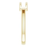 14K Yellow Open Bar Ring photo 4