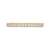 Shah Luxury Round Diamond Eternity Wedding Band In 14K Yellow Gold photo