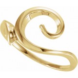 14K Yellow Freeform Ring photo