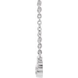 14K White 1/5 CTW Diamond 16-18 Necklace photo 2
