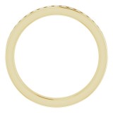 14K Yellow 1/4 CTW Diamond Anniversary Band photo 2