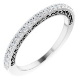 14K White 1/5 CTW Diamond Anniversary Band photo
