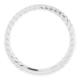 14K White 1/5 CTW Diamond Anniversary Band photo 2