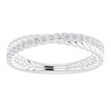 14K White 1/5 CTW Diamond Anniversary Band photo 3