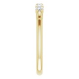 14K Yellow 2.5 mm Round 1/3 CTW Diamond Anniversary Band photo 4