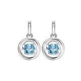 Gems One Silver (SLV 995) Rhythm Of Love Fashion Earrings photo