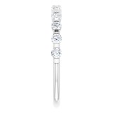 14K White 1/2 CTW Diamond Anniversary Band photo 4