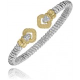 Vahan 14k Gold & Sterling Silver Diamond Bracelet photo