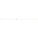 14K Yellow .07 CTW Diamond Initial M 6-7 Bracelet photo 2