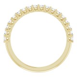 14K Yellow 1/3 CTW Diamond Anniversary Band photo 2