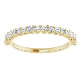 14K Yellow 1/3 CTW Diamond Anniversary Band photo 3