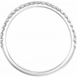 14K White 1/4 CTW Diamond Band photo 2