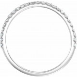 14K White 1/4 CTW Diamond Band photo 2