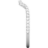 14K White 1/3 CTW Diamond Band photo 4