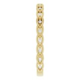 14K Yellow .08 CTW Diamond Anniversary Band photo 4