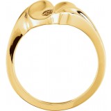 14K Yellow Freeform Remount Ring photo 2