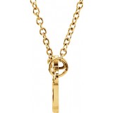 14K Yellow Tiny Poshu00ae Lotus 16-18 Necklace photo 2