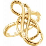 14K Yellow Freeform Ring photo