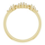 14K Yellow 3/8 CTW Diamond Anniversary Band photo 2