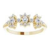 14K Yellow 3/8 CTW Diamond Anniversary Band photo 3