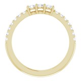 14K Yellow 1/3 CTW Diamond Anniversary Band photo 2