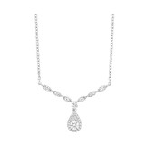 Gems One 14Kt White Gold Diamond (5/8Ctw) Necklace photo
