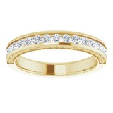 14K Yellow 1/2 CTW Round Diamond Anniversary Band photo 3