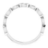 14K White 3/8 CTW Diamond Anniversary Band photo 2