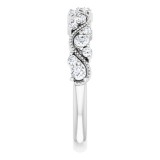 14K White 3/8 CTW Diamond Anniversary Band photo 4