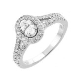 Gems One 14Kt White Gold Diamond(3/4Ctw) Ring photo