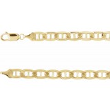 14K Yellow 6 mm Curbed Anchor 8.5 Bracelet photo