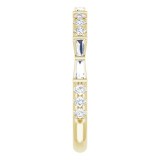 14K Yellow 3/8 CTW Diamond French-Set Anniversary Band photo 4