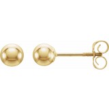 14K Yellow 3 mm Ball Stud Earrings photo