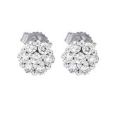 Gems One 14Kt White Gold Diamond (1Ctw) Earring photo