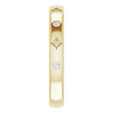14K Yellow 1/10 CTW Diamond Anniversary Band photo 4