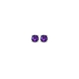 Gems One 14Kt White Gold Amethyst (1/5 Ctw) Earring photo