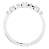 14K White 1/6 CTW Diamond Anniversary Band photo 2