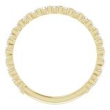 14K Yellow 1/4 CTW Diamond Anniversary Band photo 2