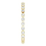 14K Yellow 1/4 CTW Diamond Anniversary Band photo 4