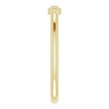 14K Yellow 1/8 CTW Diamond Solitaire Ring photo 4