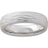 Serinium Domed Band with Bark Hand Finish photo